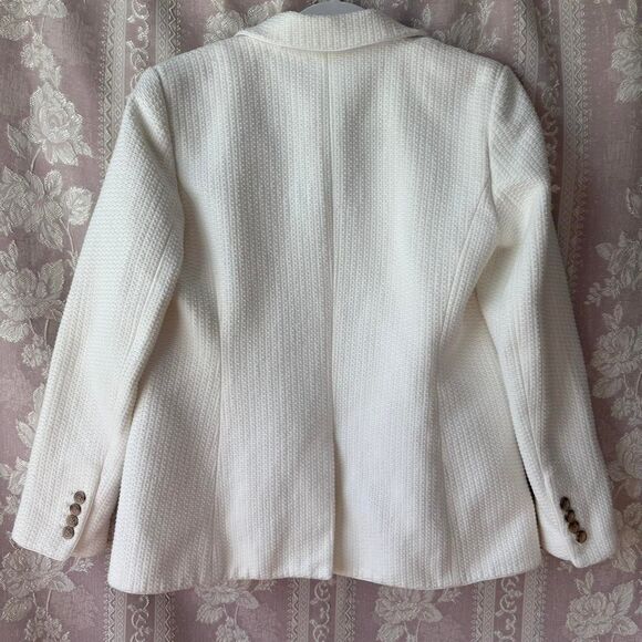Ann Taylor Women's White Jacket - Picture 3 of 7